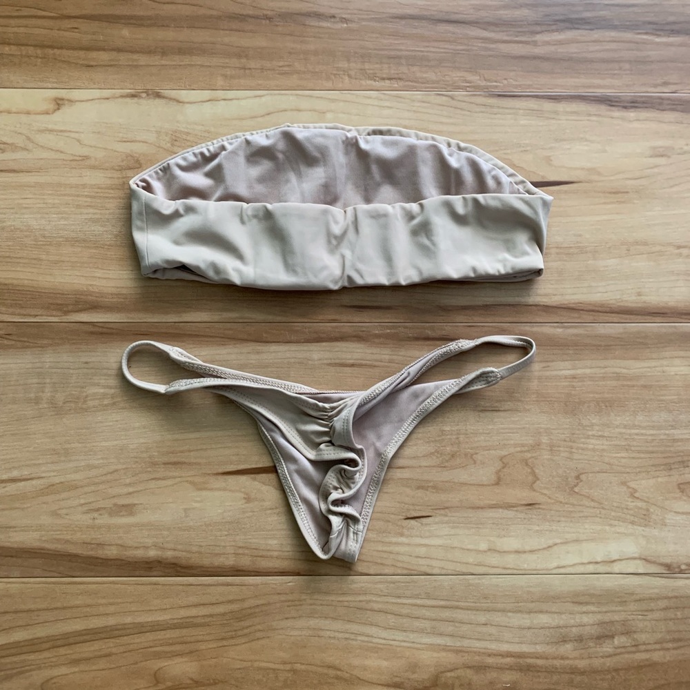 Coulbourne Tan/Nude Bikini Set (Small)